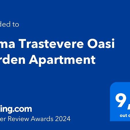 Trastevere Oasi Garden Apartment - Roma Exterior photo